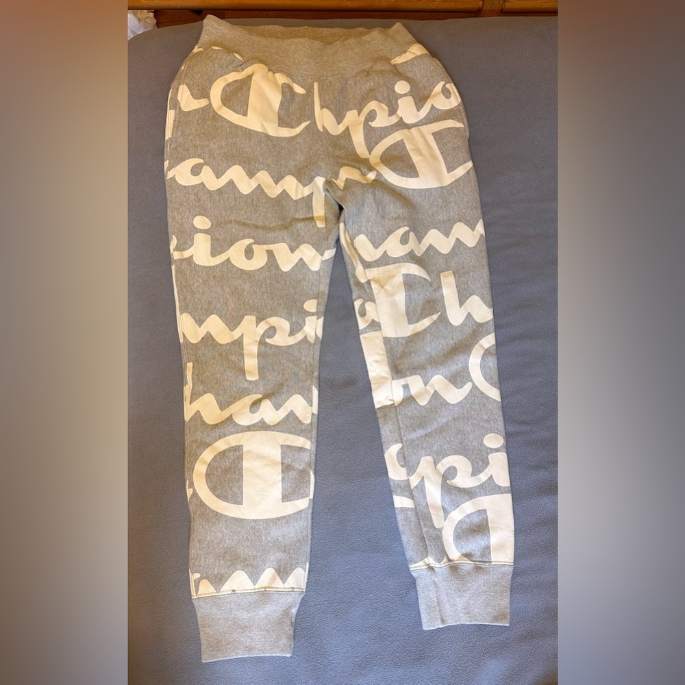 Champion All-Over Logo Sweatpants
